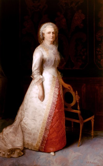 Martha Dandridge Custis Washington (Mrs. George Washington) by Eliphalet Frazer Andrews